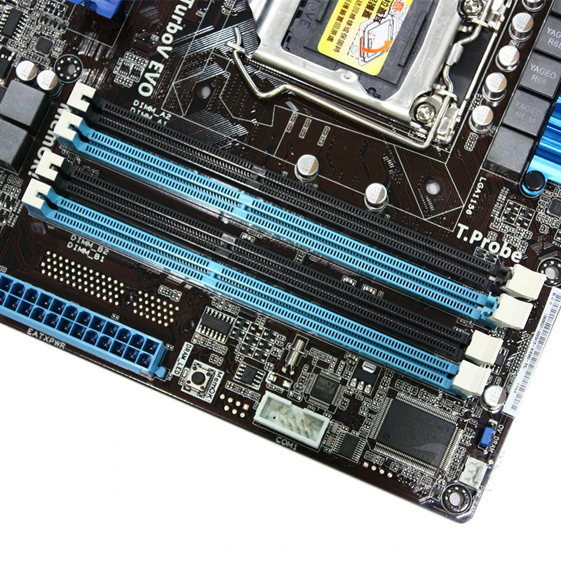 Материнская плата ASUS P7P55D LGA 1156 DDR3 16 Гб для Intel P55 десктопная материнская системная