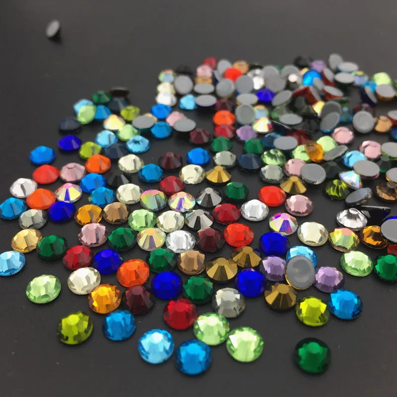 Colorful Hot Fix Rhinestones Iron On Rhinestones For Clothes High Quality SS6 SS10 SS16 SS20 SS30 Glass Crystal Hot Fix Stone 
Colorful Hot Fix Rhinestones Iron On Rhinestones For Clothes High Quality SS6 SS10 SS16 SS20 SS30 Glass Crystal Hot Fix Stone