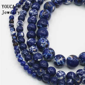 New Arrival Wholesale Lapis lazul blue Turkey Stone Many Sizes 4/6/8/10mm Beads Jewellery DIY Accessories Manual Women Gift
New Arrival Wholesale Lapis lazul blue Turkey Stone Many Sizes 4/6/8/10mm Beads Jewellery DIY Accessories Manual Women Gift