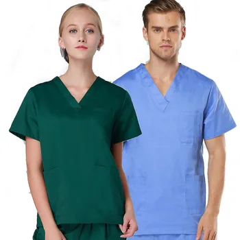 Cheap Nurse Uniform Women Men Medical Scrubs Doctor Hospital Uniforms V Neck Short Sleeve Healthcare Workwear Nurse Outfits
Cheap Nurse Uniform Women Men Medical Scrubs Doctor Hospital Uniforms V Neck Short Sleeve Healthcare Workwear Nurse Outfits