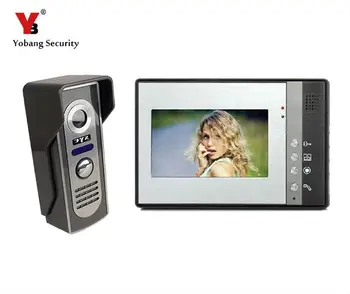 Yobang Security 7" Video Intercom Color Door Phone Home Security Doorbell Unlock IR Night Vision Rainproof Camera With Screen
Yobang Security 7" Video Intercom Color Door Phone Home Security Doorbell Unlock IR Night Vision Rainproof Camera With Screen