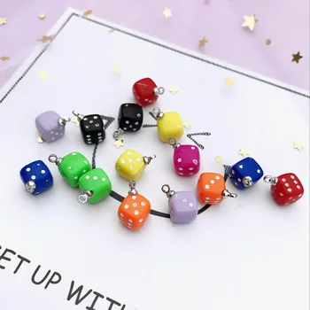 8mm ZALEBABA 3D resin dice charms very cute keychain pendant necklace pendant for DIY earring decoration
8mm ZALEBABA 3D resin dice charms very cute keychain pendant necklace pendant for DIY earring decoration