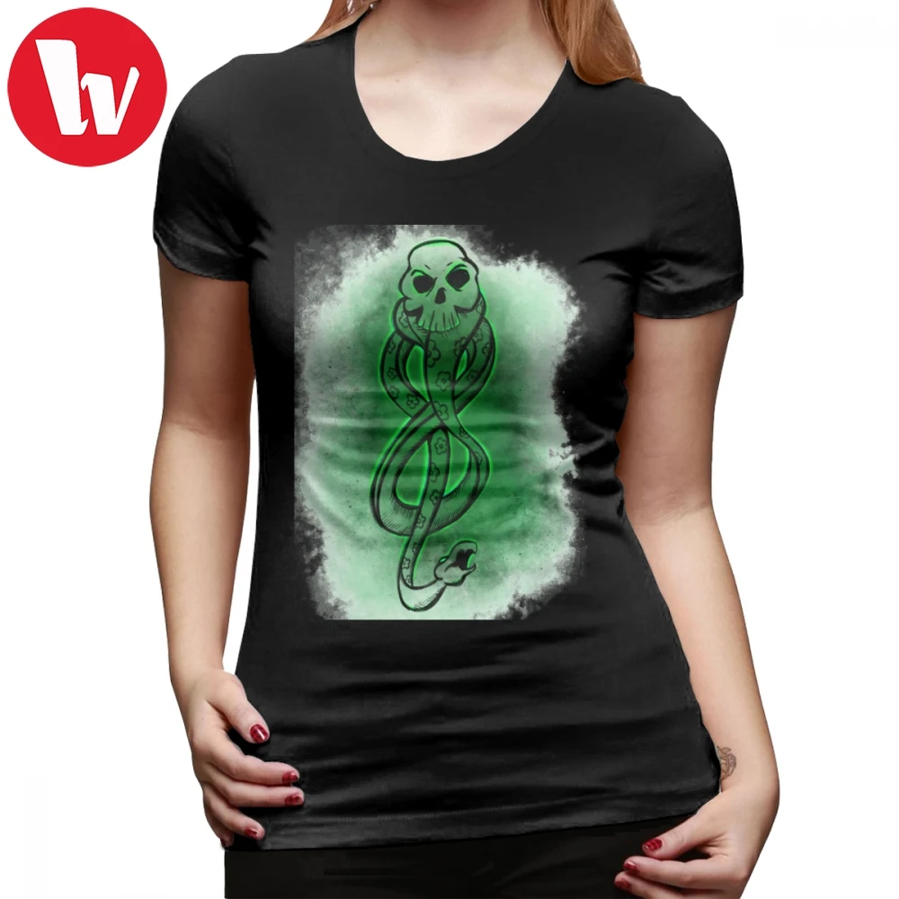 Slytherin T-Shirt Death Eater Mark T Shirt Pattern O Neck Women tshirt Simple Plus Size Short-Sleeve Ladies Tee Shirt
Slytherin T-Shirt Death Eater Mark T Shirt Pattern O Neck Women tshirt Simple Plus Size Short-Sleeve Ladies Tee Shirt
