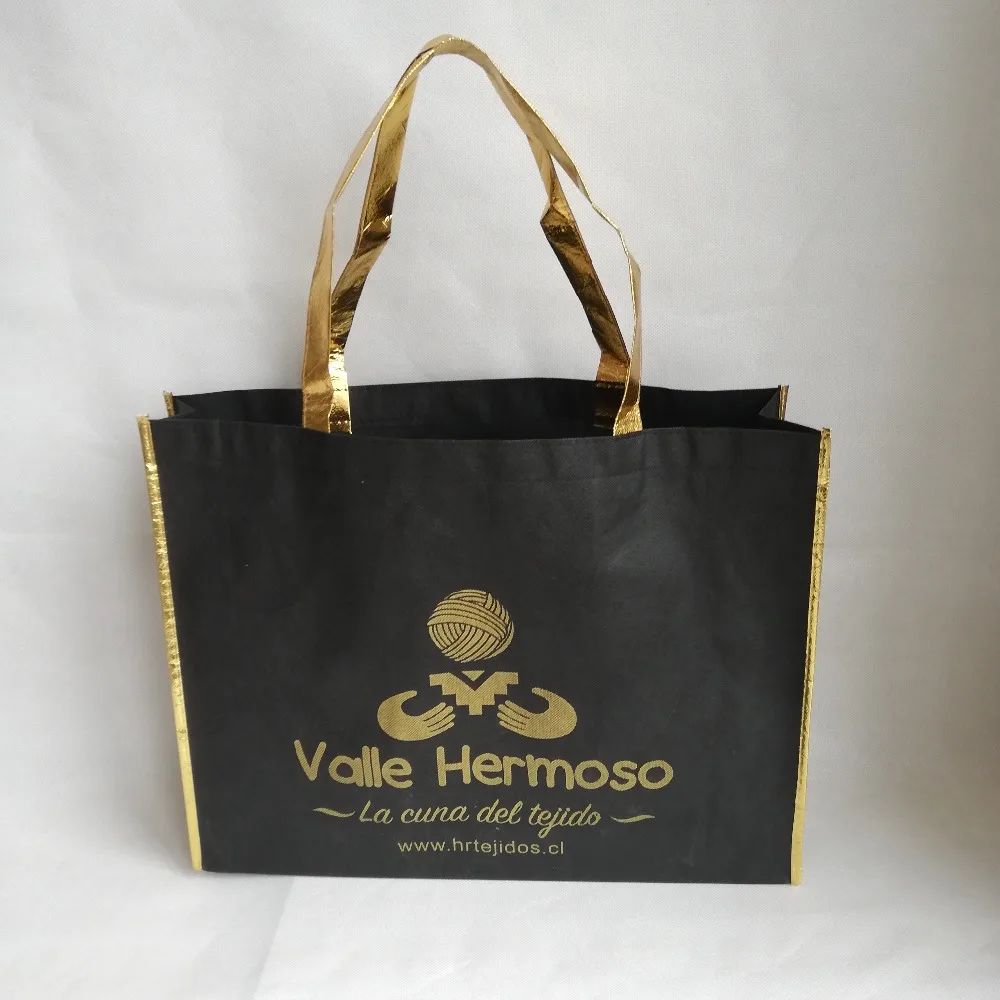 500pcs/lot Custom Gold/Silver Printing Eco-friendly Reusable Non-woven Shopping Bags with Shiny Fabric Handle Personalized Bags
500pcs/lot Custom Gold/Silver Printing Eco-friendly Reusable Non-woven Shopping Bags with Shiny Fabric Handle Personalized Bags