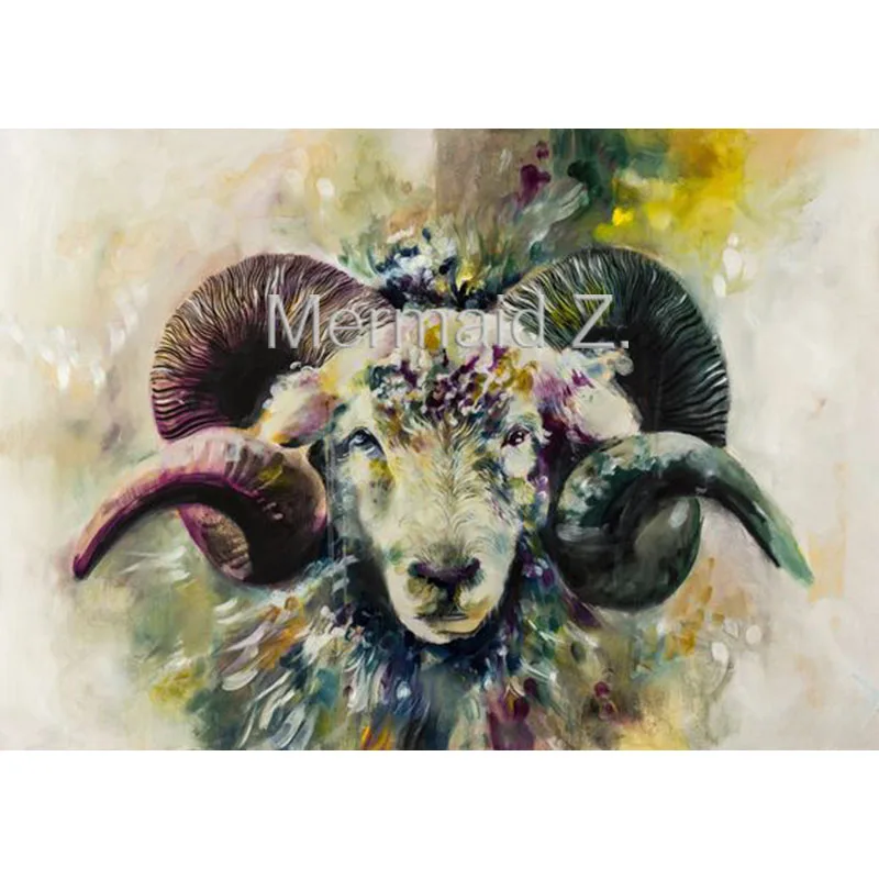 Handpainted Paintin Modern Style Abstract Oil Painting Canvas animals painted sheep Oil Pictures Decorative Painting Wall Art
Handpainted Paintin Modern Style Abstract Oil Painting Canvas animals painted sheep Oil Pictures Decorative Painting Wall Art