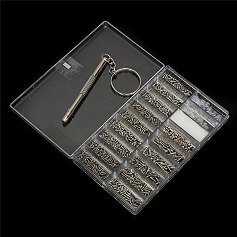 Screwdriver Repair Kit Tool 1000Pcs Micro Glasses Sunglass Spectacles Screws Nut Multifunctional P5
Screwdriver Repair Kit Tool 1000Pcs Micro Glasses Sunglass Spectacles Screws Nut Multifunctional P5
