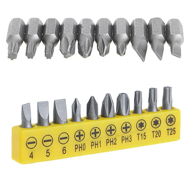 10pcs/sets Screwdriver Bit Precision Torx Bits Hex Socket Magnetic Screwdriver Head Connect Rod
10pcs/sets Screwdriver Bit Precision Torx Bits Hex Socket Magnetic Screwdriver Head Connect Rod