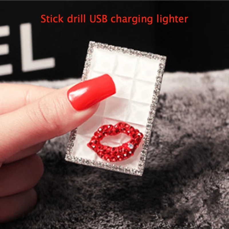 Paste drill USB Windproof flameless electric cigar Electronic charging Cigarette lighter diamond painting rechargeable lighters
Paste drill USB Windproof flameless electric cigar Electronic charging Cigarette lighter diamond painting rechargeable lighters