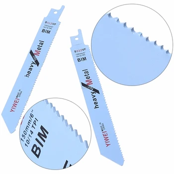 2pcs Durable BIM S922VF 152mm 6'' Reciprocating Saw Blade For Cutting Metal Wood May08 Dropship
2pcs Durable BIM S922VF 152mm 6'' Reciprocating Saw Blade For Cutting Metal Wood May08 Dropship