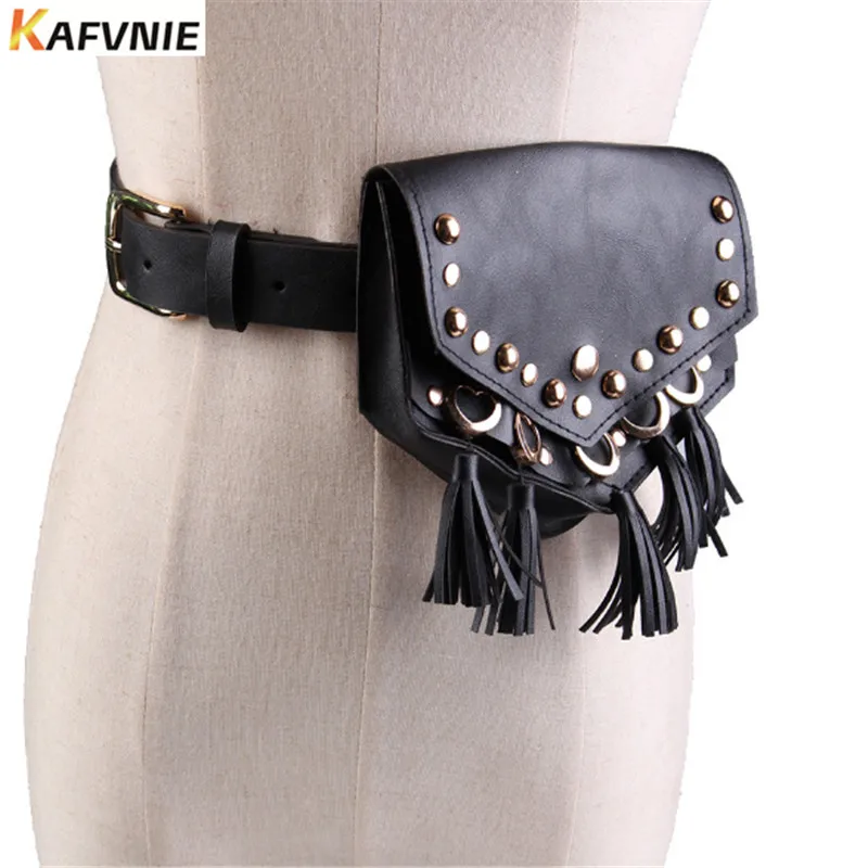 KAFVNIE Women Waist Bag Fashion Tassels Lady Shoulder Bags PU Leather Hip Belt Bum Female Travel Pouch Bags Fanny Waist Pack
KAFVNIE Women Waist Bag Fashion Tassels Lady Shoulder Bags PU Leather Hip Belt Bum Female Travel Pouch Bags Fanny Waist Pack