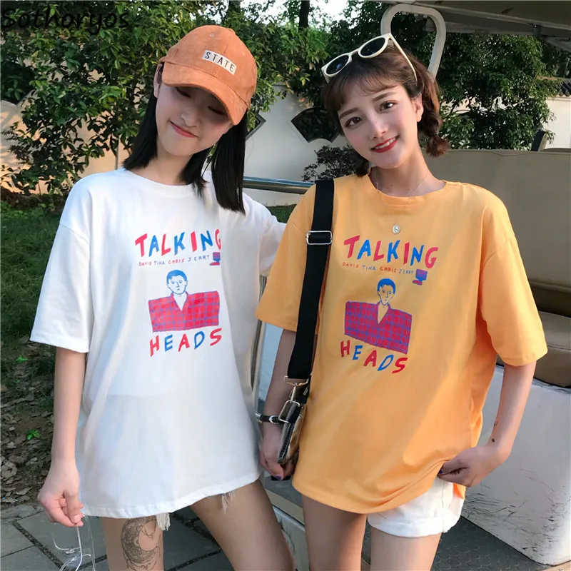 T-shirts Women Korean Version Casual Printed Loose O-Neck Students Womens Soft Outside Ladies Trendy T-shirt Daily Kawaii Chic
T-shirts Women Korean Version Casual Printed Loose O-Neck Students Womens Soft Outside Ladies Trendy T-shirt Daily Kawaii Chic