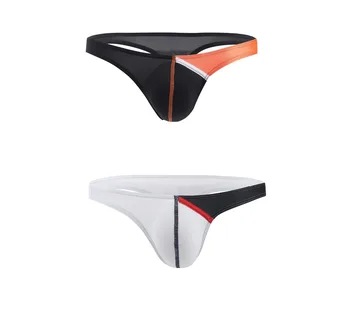 2Pcs Sexy Gay Underwear Men G-string Thongs Ultra-thin Ice Silk Low Waist U Convex Pouch Underpants Cueca calzoncillos M-XXL
2Pcs Sexy Gay Underwear Men G-string Thongs Ultra-thin Ice Silk Low Waist U Convex Pouch Underpants Cueca calzoncillos M-XXL