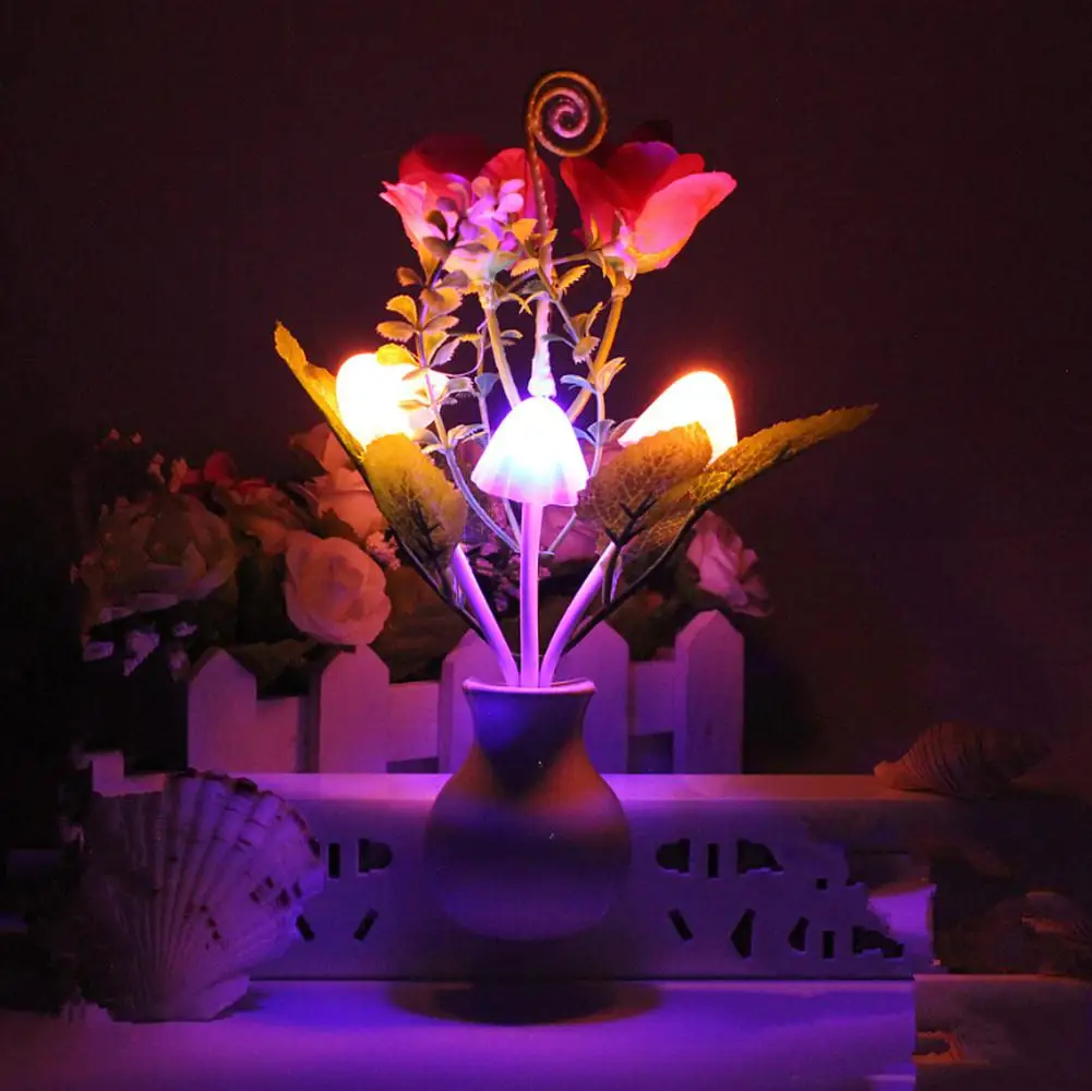 HobbyLane LED Light Controlled Induction Night Light Vase Shape with Artificial Flowers Bedside lamp
HobbyLane LED Light Controlled Induction Night Light Vase Shape with Artificial Flowers Bedside lamp