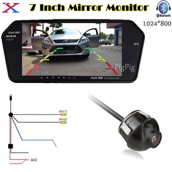 7 InchTFT LCD Mirror Monitor 1024*600 Hight Resolution Bluetooth MP5 USB/SD Slot 360 Degree Car Rear view Camera Parking Sensor
7 InchTFT LCD Mirror Monitor 1024*600 Hight Resolution Bluetooth MP5 USB/SD Slot 360 Degree Car Rear view Camera Parking Sensor