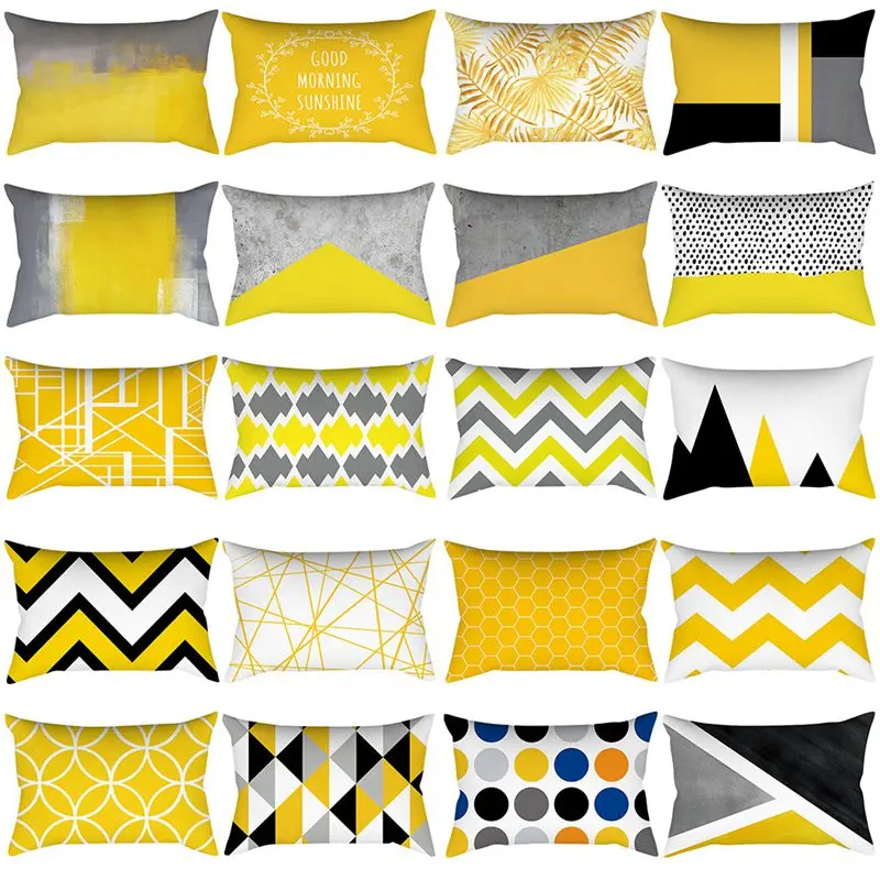 Pineapple Leaf Yellow Pillow Case Polyester Pillowcase Geometric Striped Flower Classy Pillowcase 30X50cm
Pineapple Leaf Yellow Pillow Case Polyester Pillowcase Geometric Striped Flower Classy Pillowcase 30X50cm