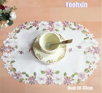Modern satin embroidery placemat cup mug tea coffee coaster kitchen dinner table place mat lace doily Christmas drink party pad
Modern satin embroidery placemat cup mug tea coffee coaster kitchen dinner table place mat lace doily Christmas drink party pad