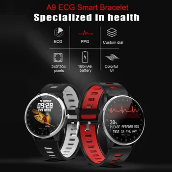 M9 Smart ECG Bracelet Heart Rate Blood Pressure Blood Oxygen Monitoring IP67 Waterproof Smart Bracelet
M9 Smart ECG Bracelet Heart Rate Blood Pressure Blood Oxygen Monitoring IP67 Waterproof Smart Bracelet