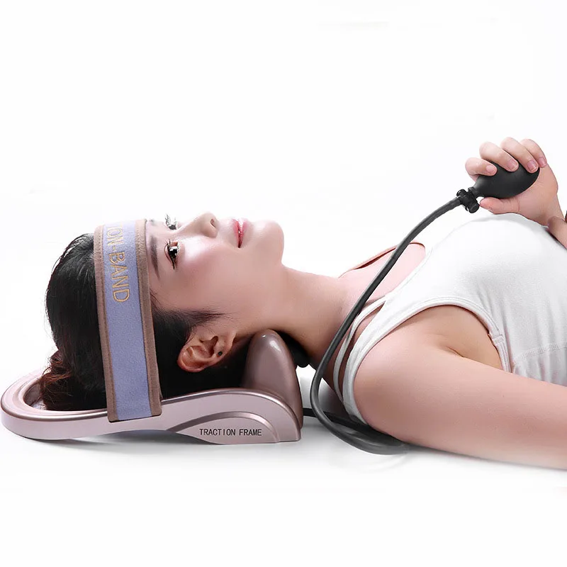 Portable Air Inflatable Neck Brace Device Headache Back Shoulder Pain Cervical Traction Comfortable Neck Massage Relaxation
Portable Air Inflatable Neck Brace Device Headache Back Shoulder Pain Cervical Traction Comfortable Neck Massage Relaxation