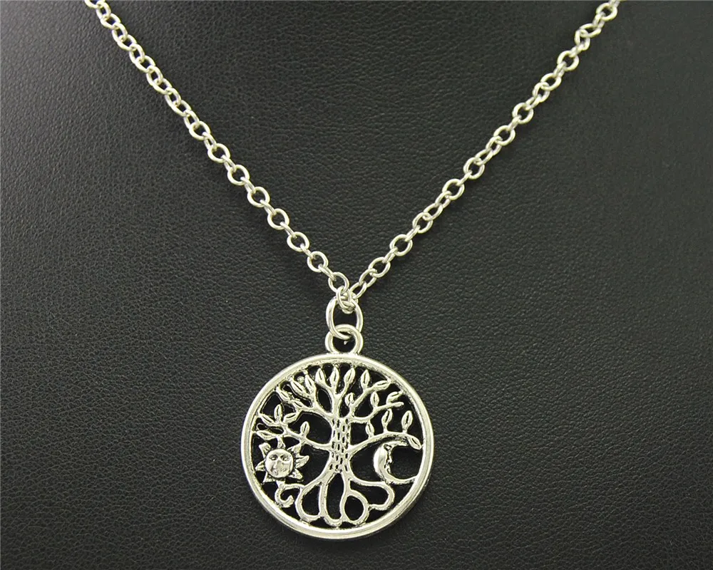 1pc Tree Moon Sun Round Metal Alloy Pendant Necklace DIY Handmade Jewelry Gift For Women E734
1pc Tree Moon Sun Round Metal Alloy Pendant Necklace DIY Handmade Jewelry Gift For Women E734