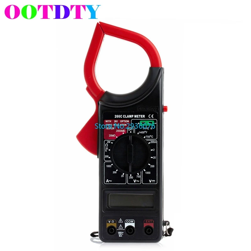 DT266C Digital Clamp Meter Multimeter Ohmmeter with Temperature Measurement Drop Ship Support
DT266C Digital Clamp Meter Multimeter Ohmmeter with Temperature Measurement Drop Ship Support