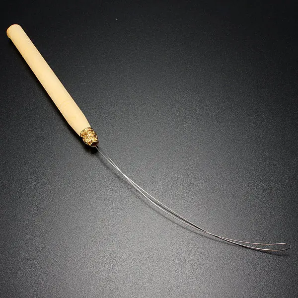 Простой в использовании крюк удлинитель для волос инструмент вытягивания игла