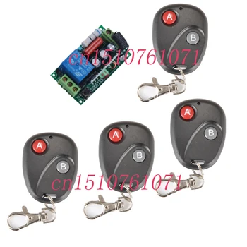 220V 1CH RF wireless remote control switch 1 receiver & 4 transmitter Latched add freely remote control switch system
220V 1CH RF wireless remote control switch 1 receiver & 4 transmitter Latched add freely remote control switch system