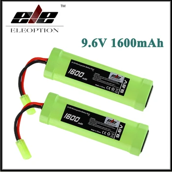 2x Eleoption 9.6V 1600mAh 8 Cell Stick Flat Ni-MH Battery Pack for Airsoft gun with Mini Tamiya connector plug
2x Eleoption 9.6V 1600mAh 8 Cell Stick Flat Ni-MH Battery Pack for Airsoft gun with Mini Tamiya connector plug