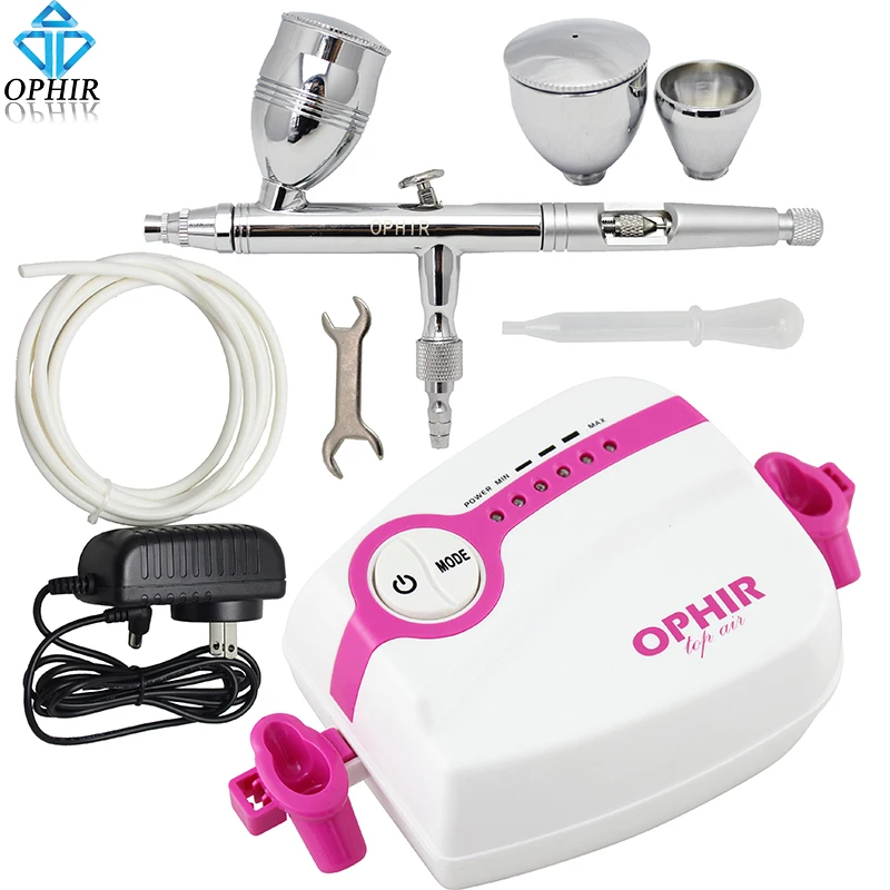 OPHIR 0.5mm Airbrush Kit with 5-Adjustable Air Compressor Spray Paint for Model Hobby Nail Art Body Paint Makeup Tool_AC094+006
OPHIR 0.5mm Airbrush Kit with 5-Adjustable Air Compressor Spray Paint for Model Hobby Nail Art Body Paint Makeup Tool_AC094+006