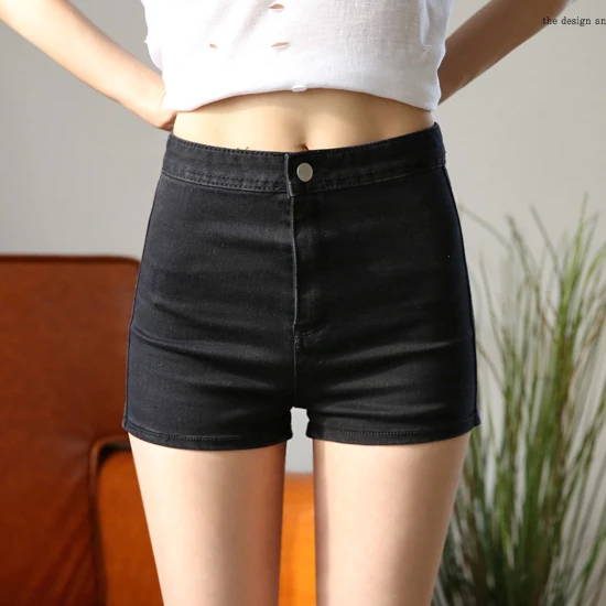 2017 Europe and the United States the new denim shorts spring summer retro Slim was thin elastic tight pants high waist shorts
2017 Europe and the United States the new denim shorts spring summer retro Slim was thin elastic tight pants high waist shorts