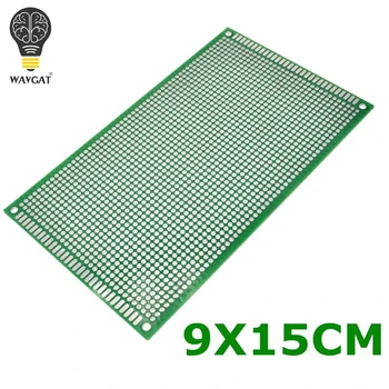 WAVGAT 9X15 cm double-Side Copper prototype pcb 9*15 cm Universal Board for Arduino.
WAVGAT 9X15 cm double-Side Copper prototype pcb 9*15 cm Universal Board for Arduino.