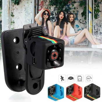 SQ11 Mini Camera Espia HD 480P/1080P шпионская камера Small Video Camcorder Support Hidden TF Card Micro Cam Pocket Kamera
SQ11 Mini Camera Espia HD 480P/1080P шпионская камера Small Video Camcorder Support Hidden TF Card Micro Cam Pocket Kamera