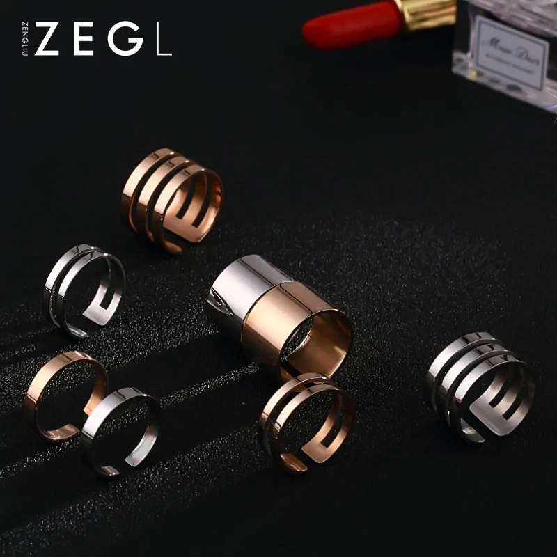 ZEGL personality fashion ring female little finger tail ring index wind rose gold ring joint girlfriends ring jewelry
ZEGL personality fashion ring female little finger tail ring index wind rose gold ring joint girlfriends ring jewelry