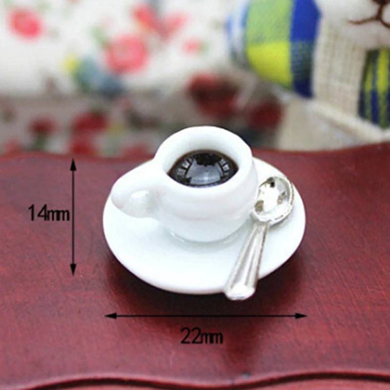 1 pcs Coffee Cup Dollhouse Miniature For Barbie Kitchen Room Food Drink Home Tableware Decors kitchen Doll Accessories
1 pcs Coffee Cup Dollhouse Miniature For Barbie Kitchen Room Food Drink Home Tableware Decors kitchen Doll Accessories