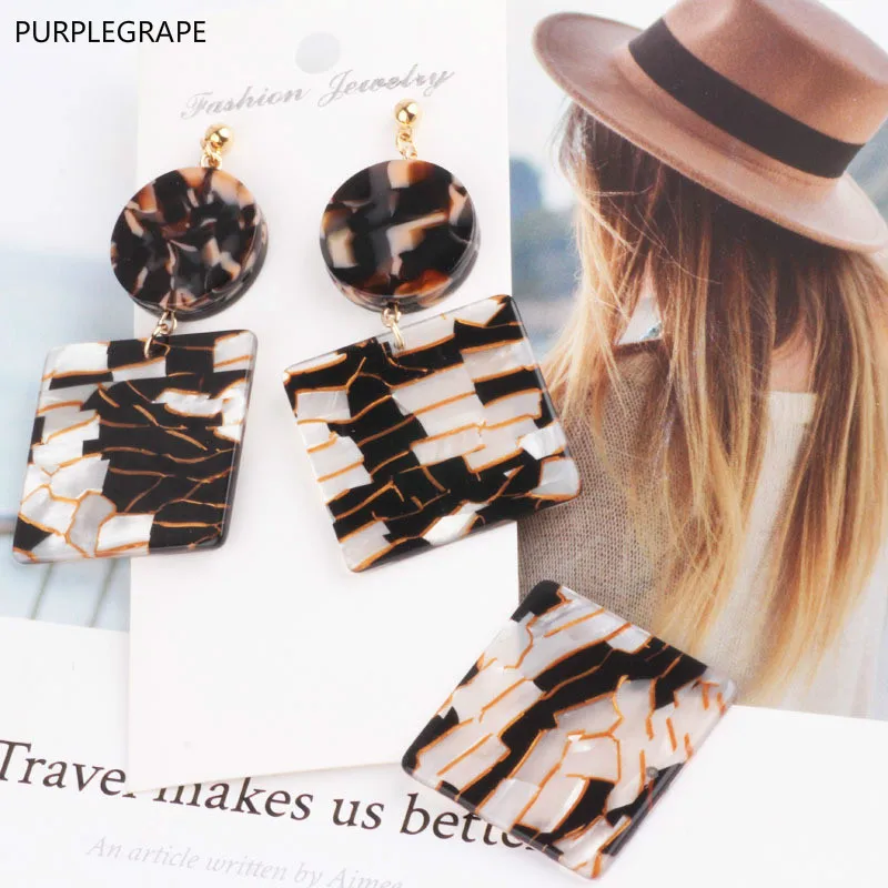DIY Handmade Jewelry Accessories Japanese and Korean Fashion Acetic Acid Retro Disc Perforation Earrings Material Pendant 6pcs
DIY Handmade Jewelry Accessories Japanese and Korean Fashion Acetic Acid Retro Disc Perforation Earrings Material Pendant 6pcs