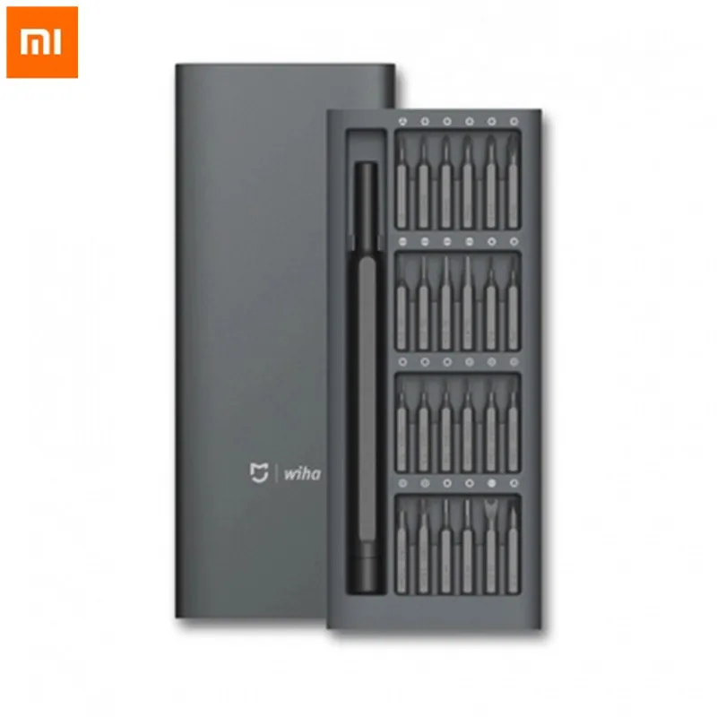 Original Xiaomi Mijia Wiha Daily Use Screwdriver Kit 24 Precision Magnetic Bits Alluminum Box Screw Driver xiaomi smart home Kit
Original Xiaomi Mijia Wiha Daily Use Screwdriver Kit 24 Precision Magnetic Bits Alluminum Box Screw Driver xiaomi smart home Kit