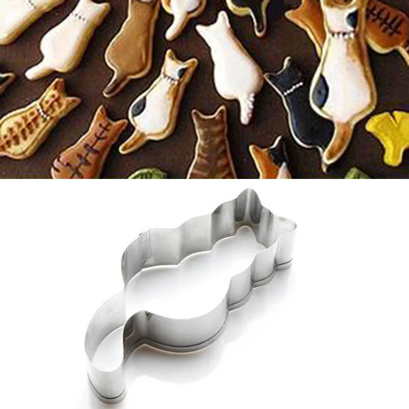 Cat Shaped Cookies Cutter Mold Chocolate Baking Supplies Cat Shaped Aluminum Alloy Compelling Unique
Cat Shaped Cookies Cutter Mold Chocolate Baking Supplies Cat Shaped Aluminum Alloy Compelling Unique