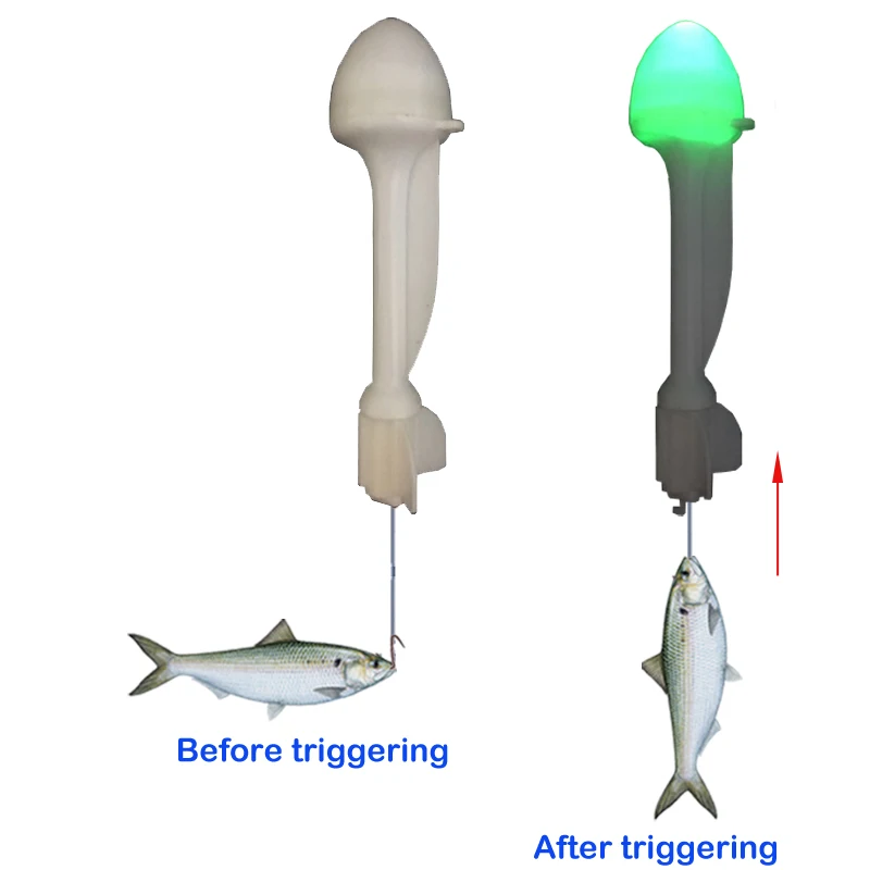 Smart Fishing Float Fish Bite Trigger Hook Automatically Electronic Trap intelligent Buoy LED Strike Alert Alarm Night Bobber
Smart Fishing Float Fish Bite Trigger Hook Automatically Electronic Trap intelligent Buoy LED Strike Alert Alarm Night Bobber
