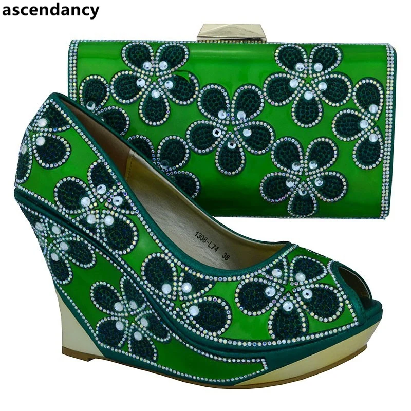 New Arrival Green Coloor Italian Shoes with Matching Bags for Women African Shoe and Bag Set for Party In Women Nigerian Shoes
New Arrival Green Coloor Italian Shoes with Matching Bags for Women African Shoe and Bag Set for Party In Women Nigerian Shoes