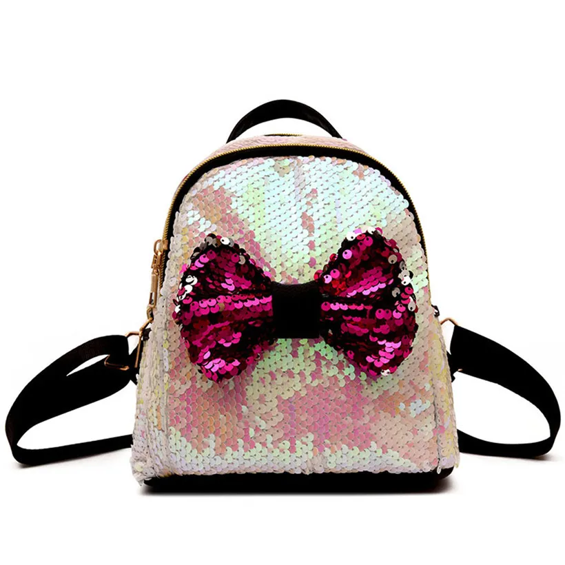 HTNBO Women Sequins Bow Tie Backpacks Teenage Girls Travel Large Capacity Bags Party Mini School Bags Shoulder Bag for Lady
HTNBO Women Sequins Bow Tie Backpacks Teenage Girls Travel Large Capacity Bags Party Mini School Bags Shoulder Bag for Lady