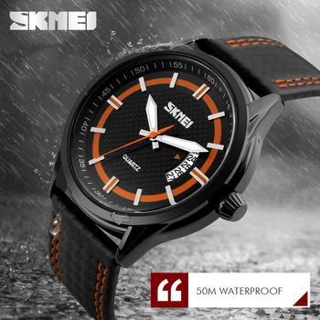 Men's Luxury Brand Quartz Watch SKMEI Military Sports Watches Fashion Leather Date Male Watch Relogio Masculino Men Wrist Watch
Men's Luxury Brand Quartz Watch SKMEI Military Sports Watches Fashion Leather Date Male Watch Relogio Masculino Men Wrist Watch