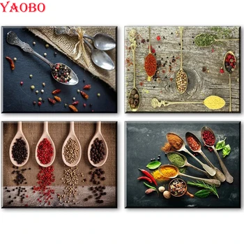 Diamond Painting 4 pcs Set Spice and Spoon Vintage 5D Diy Diamond Embroidery Kitchen decor Needlework Full Square Drill mosaic
Diamond Painting 4 pcs Set Spice and Spoon Vintage 5D Diy Diamond Embroidery Kitchen decor Needlework Full Square Drill mosaic