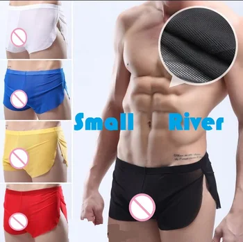 New Male panties ultra-thin transparent low-waist gauze viscose Casual trunk sexy U convex home Boxer Shorts Men's underwear
New Male panties ultra-thin transparent low-waist gauze viscose Casual trunk sexy U convex home Boxer Shorts Men's underwear