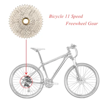 MTB Bike Cycling Cassette Freewheel Bicycle Cassette Freewheel 11 Speed Rear Freewheel Bike Parts Stainless Steel
MTB Bike Cycling Cassette Freewheel Bicycle Cassette Freewheel 11 Speed Rear Freewheel Bike Parts Stainless Steel