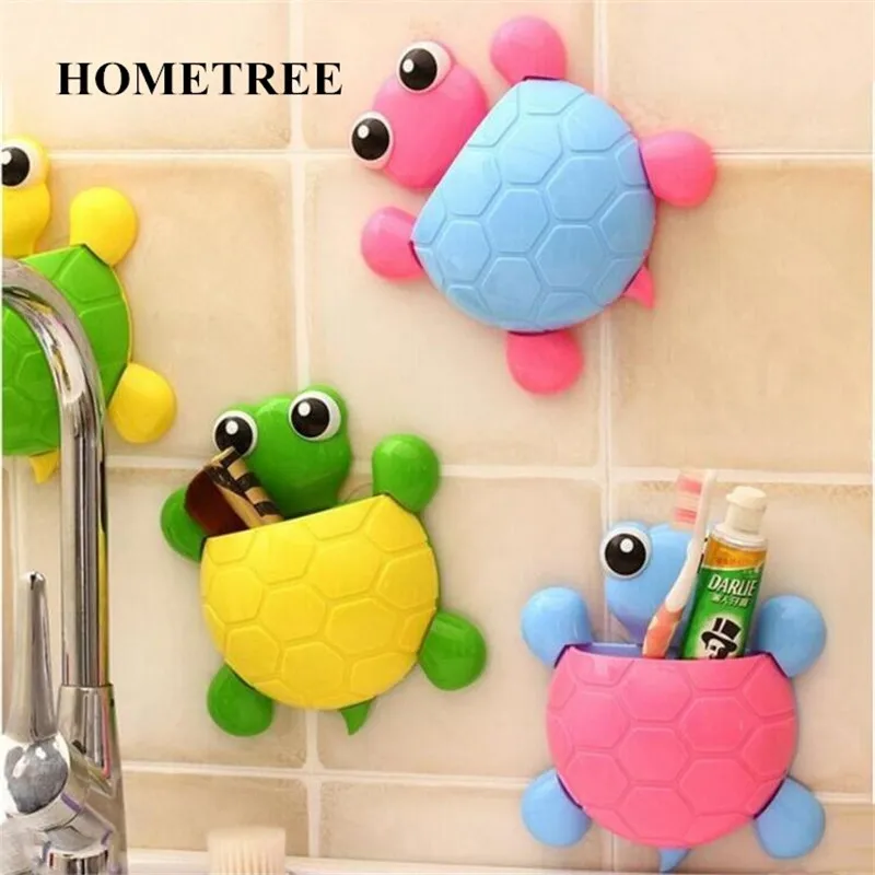 HOMETREE 1 Pcs Multifunction Cute Turtle Sucker Toothbrush Toothpaste Holder Bathroom Plastic Wall-Mounted Storage Holder H660
HOMETREE 1 Pcs Multifunction Cute Turtle Sucker Toothbrush Toothpaste Holder Bathroom Plastic Wall-Mounted Storage Holder H660