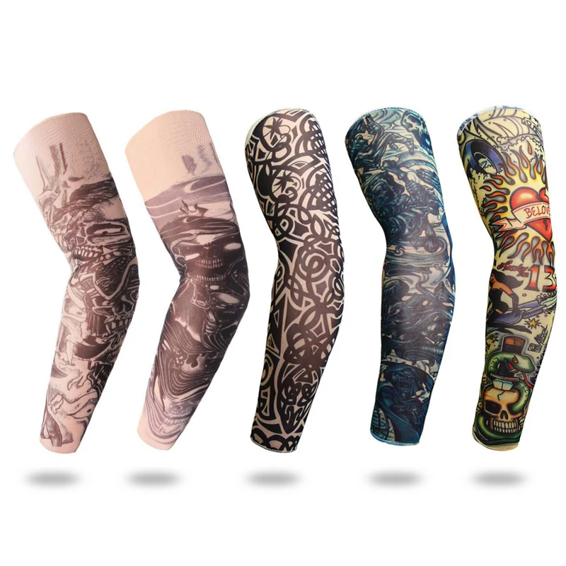 Fashion Ice Silk Tattoo Arm Sleeves Long Elastic Cycling Running Arm Leg Sleeves Warmer Unisex UV Protection Dance Party Sleeve
Fashion Ice Silk Tattoo Arm Sleeves Long Elastic Cycling Running Arm Leg Sleeves Warmer Unisex UV Protection Dance Party Sleeve