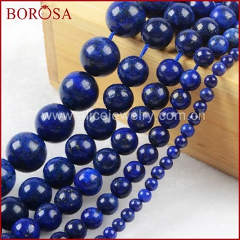 BOROSA 4mm 6mm 8mm 10mm 12mm Round Lapis Lazuli Stone Loose Beads Natural Stone Bead DIY Necklace Bracelet Women Jewelry LS002
BOROSA 4mm 6mm 8mm 10mm 12mm Round Lapis Lazuli Stone Loose Beads Natural Stone Bead DIY Necklace Bracelet Women Jewelry LS002