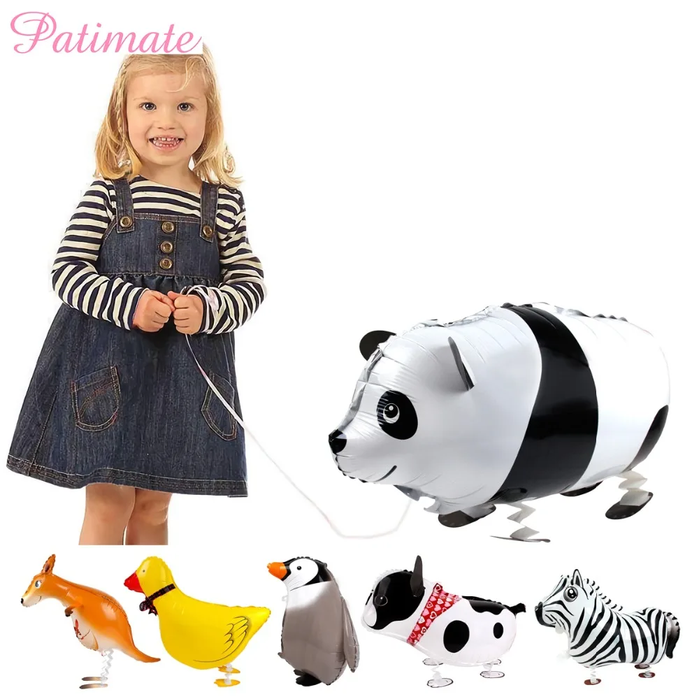 PATIMATE Walking Animals Helium Balloons Party Decors Favors Supplies For Kids Panda Tiger Jungle Pets Latex Foil Balloons
PATIMATE Walking Animals Helium Balloons Party Decors Favors Supplies For Kids Panda Tiger Jungle Pets Latex Foil Balloons