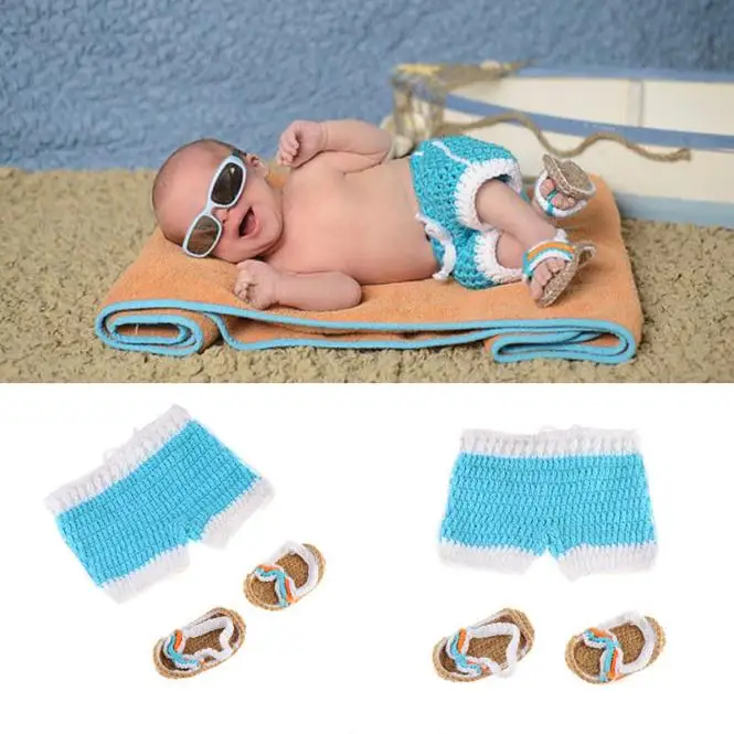 Crochet Newborn Photo Props Infant Beach Theme Photography Accessories Baby Summer Clothes for Newborn Photo Shoot
Crochet Newborn Photo Props Infant Beach Theme Photography Accessories Baby Summer Clothes for Newborn Photo Shoot