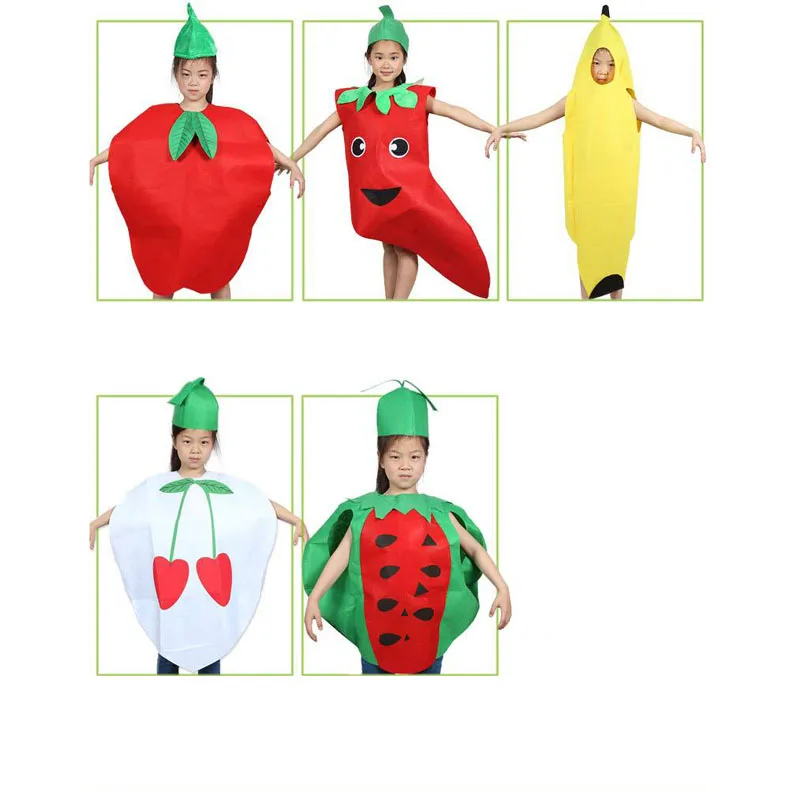 Unisex Children Fancy Dress Cartoon Fruit Vegetable Kid Costume Suits Party Outfit Boy Girl Performance Clothes New BFJ55
Unisex Children Fancy Dress Cartoon Fruit Vegetable Kid Costume Suits Party Outfit Boy Girl Performance Clothes New BFJ55