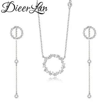 Fashion Wedding Bridal Jewelry Sets Rhinestone Circle 925 Sterling Silver Choker Necklaces Earrings for Women Statement Jewelry
Fashion Wedding Bridal Jewelry Sets Rhinestone Circle 925 Sterling Silver Choker Necklaces Earrings for Women Statement Jewelry